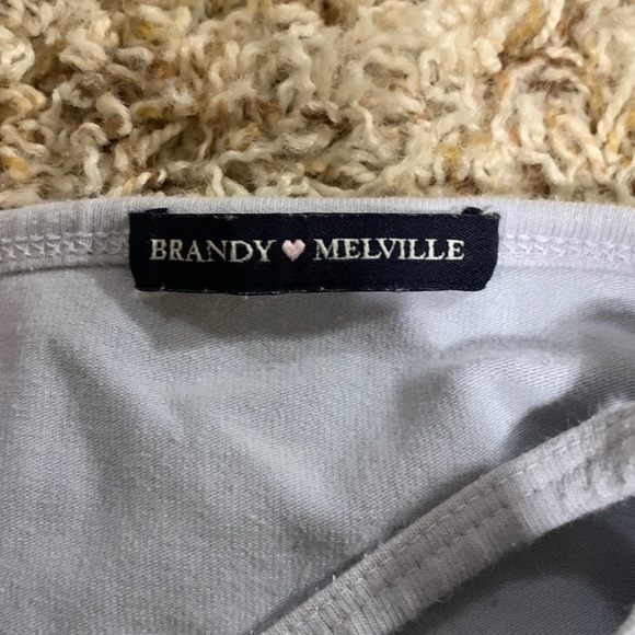 Brandy Melville light blue crop top - Picture 2 of 2